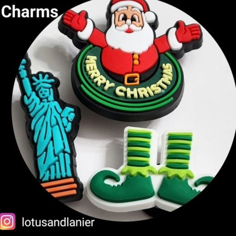 Shoe Charms "Elf" Charms Set of 3